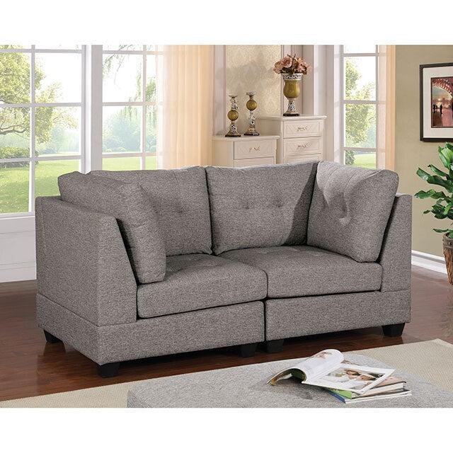 Furniture of America Pencoed CM6957LG-LV-PK Love Seat IMAGE 1